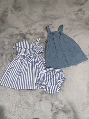 Jessica Simpson / Dress/bloomers
Carter’s  Jeans Dress